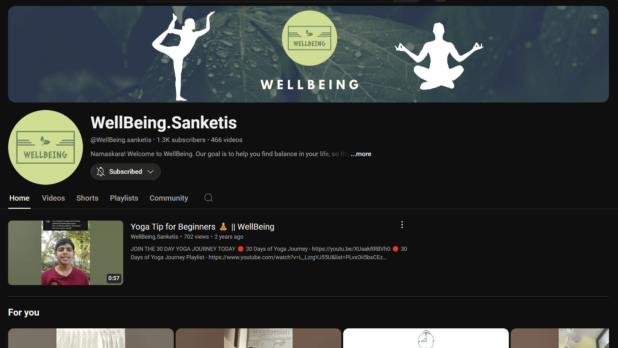 WellBeing.Sanketis